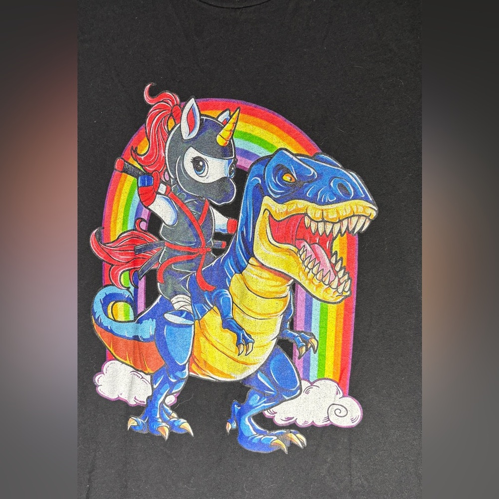 Black and Red Cartoon Tee